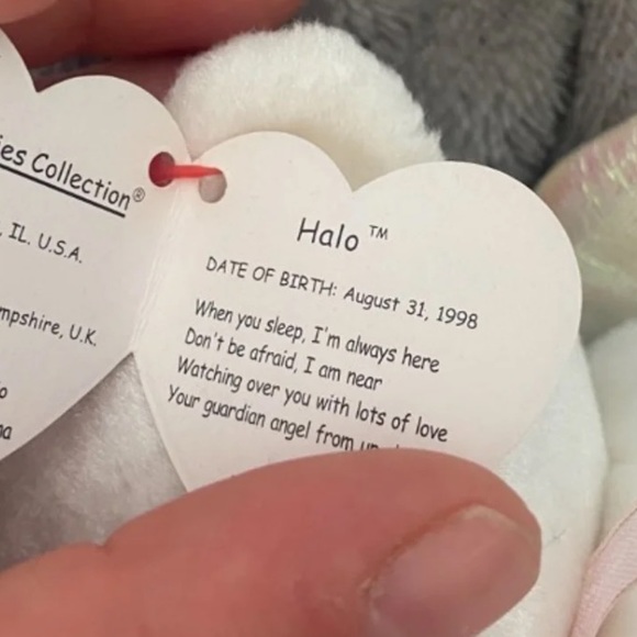 Halo Original 1998 TY Beanie Baby Collectible - Picture 3 of 9